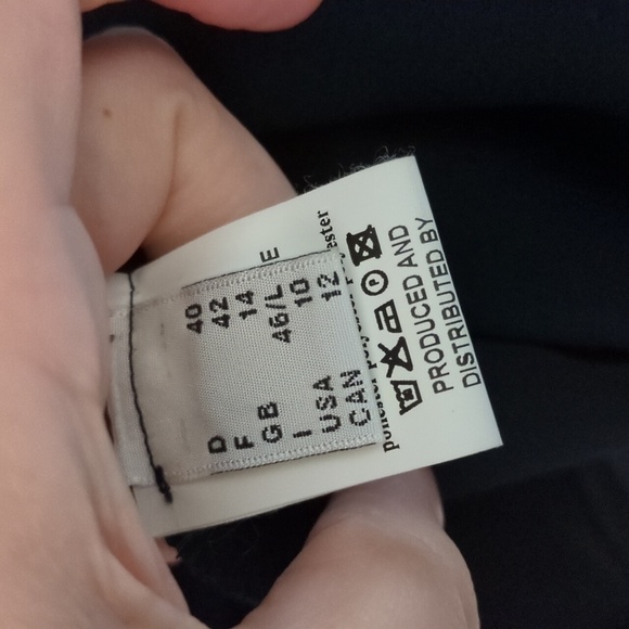 Otto D'Ame classic little black dress academia School office - Picture 5 of 8